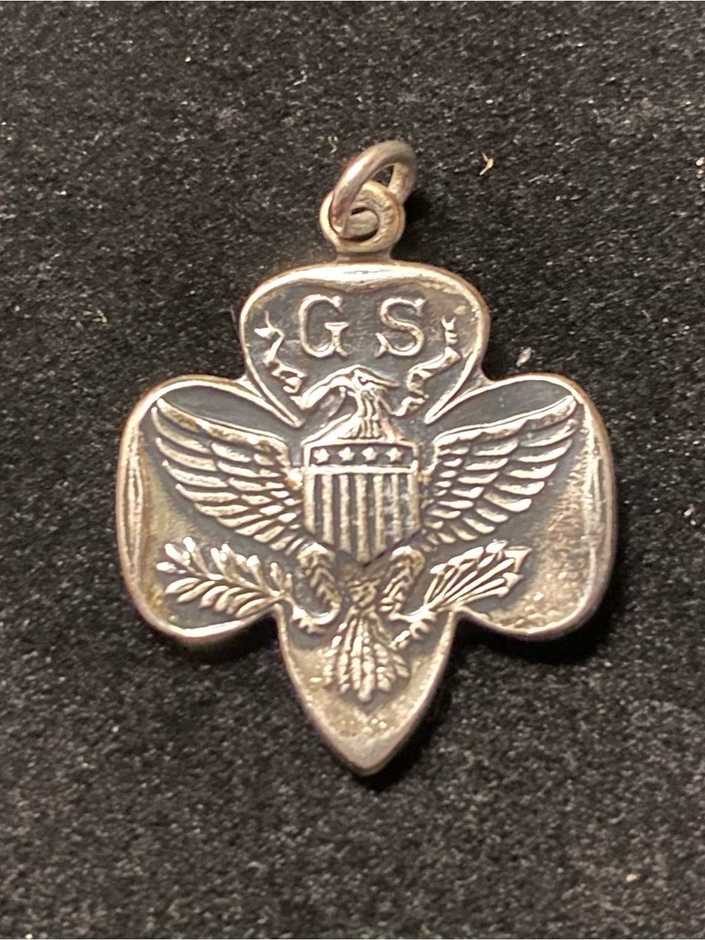 Sterling silver Girl Scout charm (bracelet charm only)